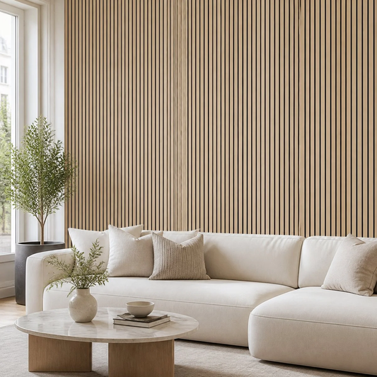 Natural Oak Acoustic Wall Panel — photo 2