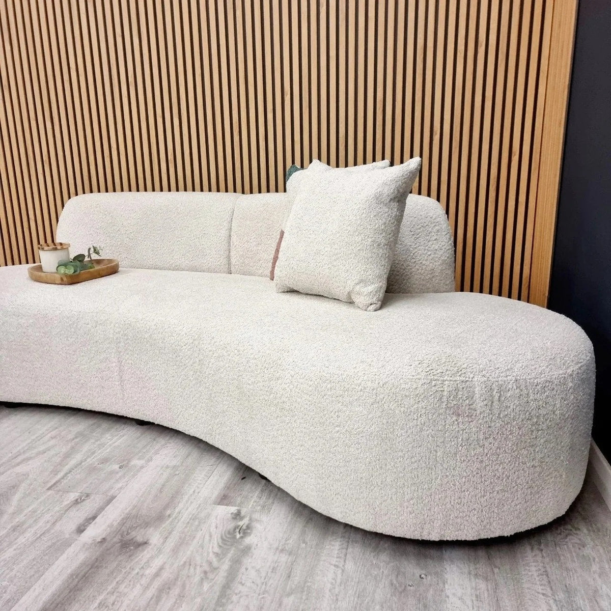 Light Oak Effect WPC Slatted Wall Panel – image 4