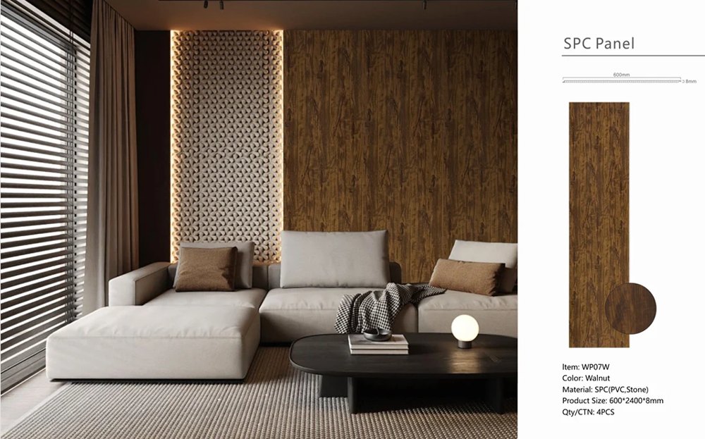 Rich Brown Wood Effect PVC Shower Wall Panels – 60 × 240 cm (Pack of 4) photo 3