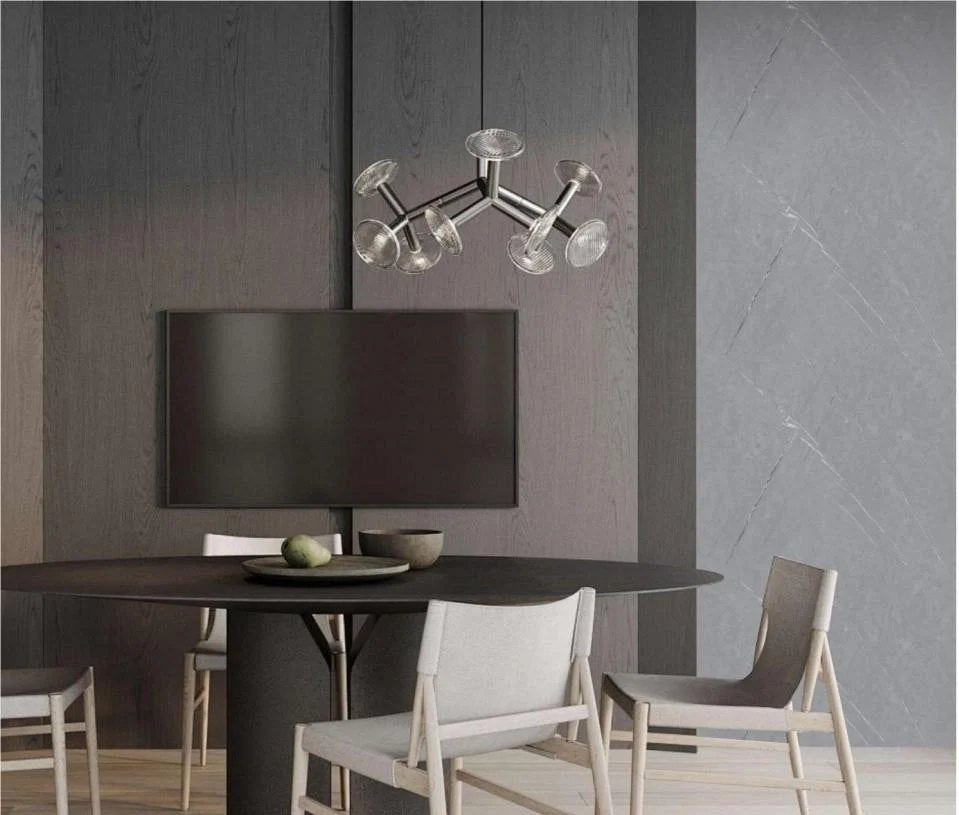 Grey Marble Effect Wide PVC Shower Wall Panels – 90 × 240 cm (Pack of 2) photo 1