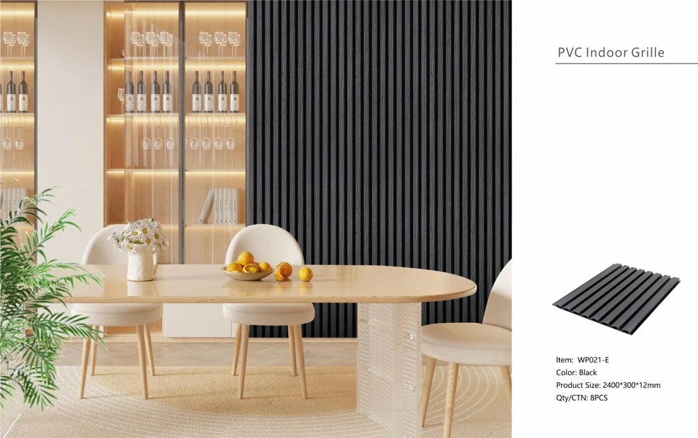 Grey Oak Slatted PVC Shower Wall Panels – 30 × 240 cm (Pack of 8), photo 3