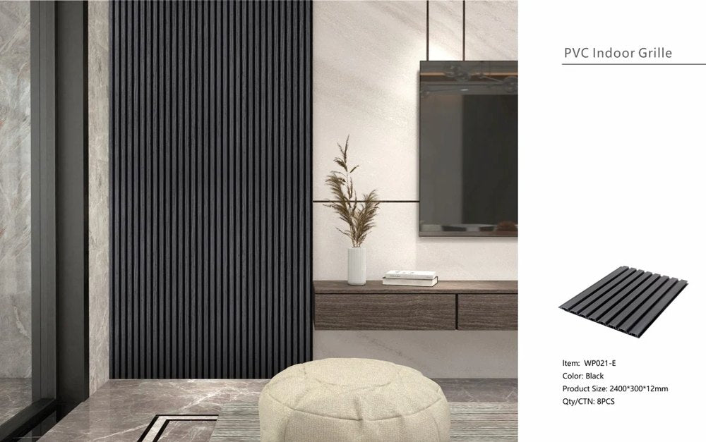 Grey Oak Slatted PVC Shower Wall Panels – 30 × 240 cm (Pack of 8), photo 5