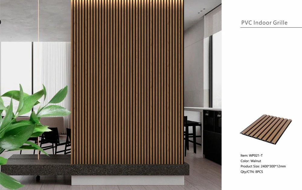 Medium Oak Slatted PVC Shower Wall Panels – 30 × 240 cm (Pack of 8) photo 6