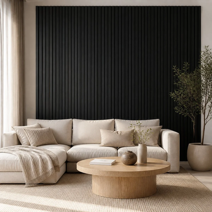 Black Acoustic Wall Panel — photo 2