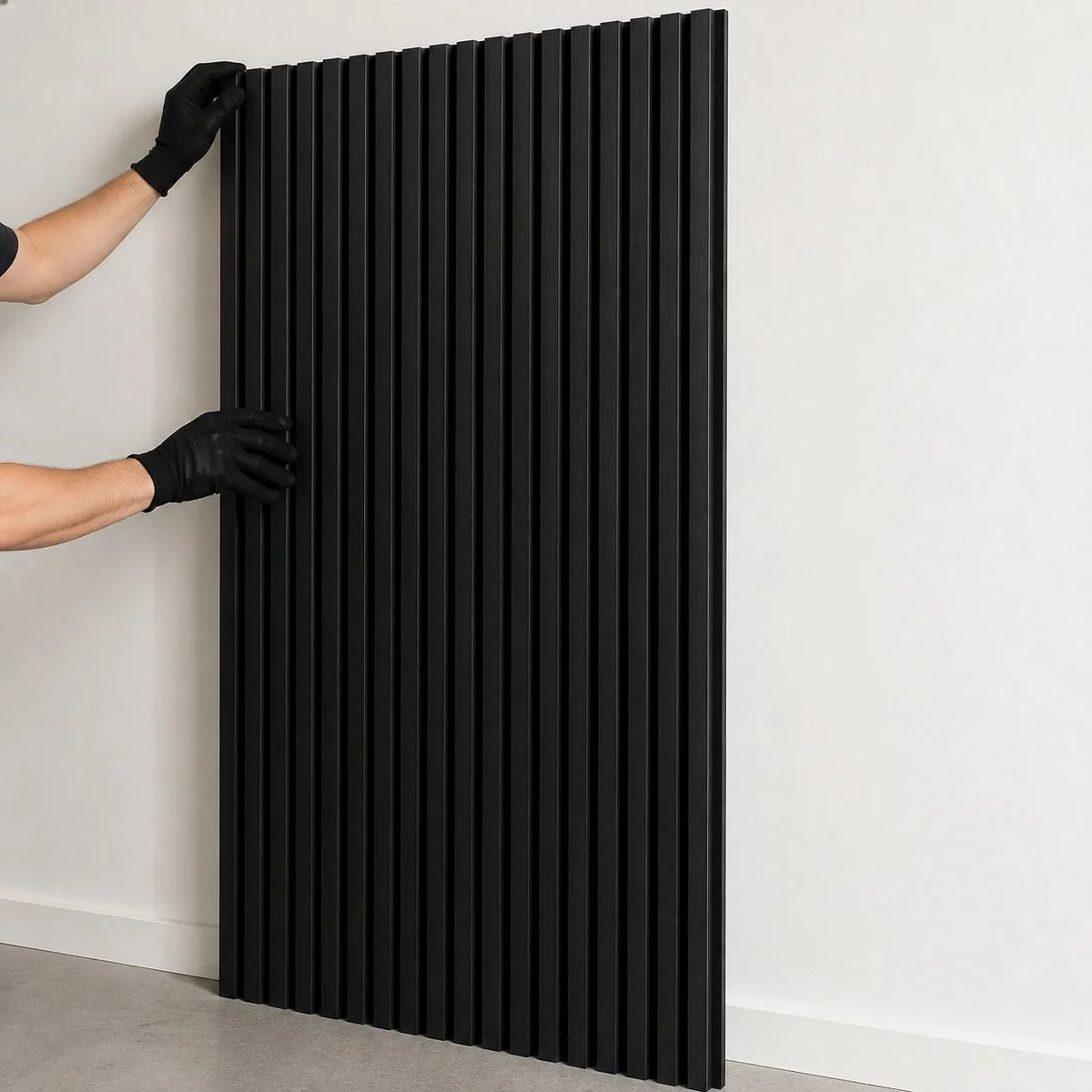 Black Acoustic Wall Panel — photo 3