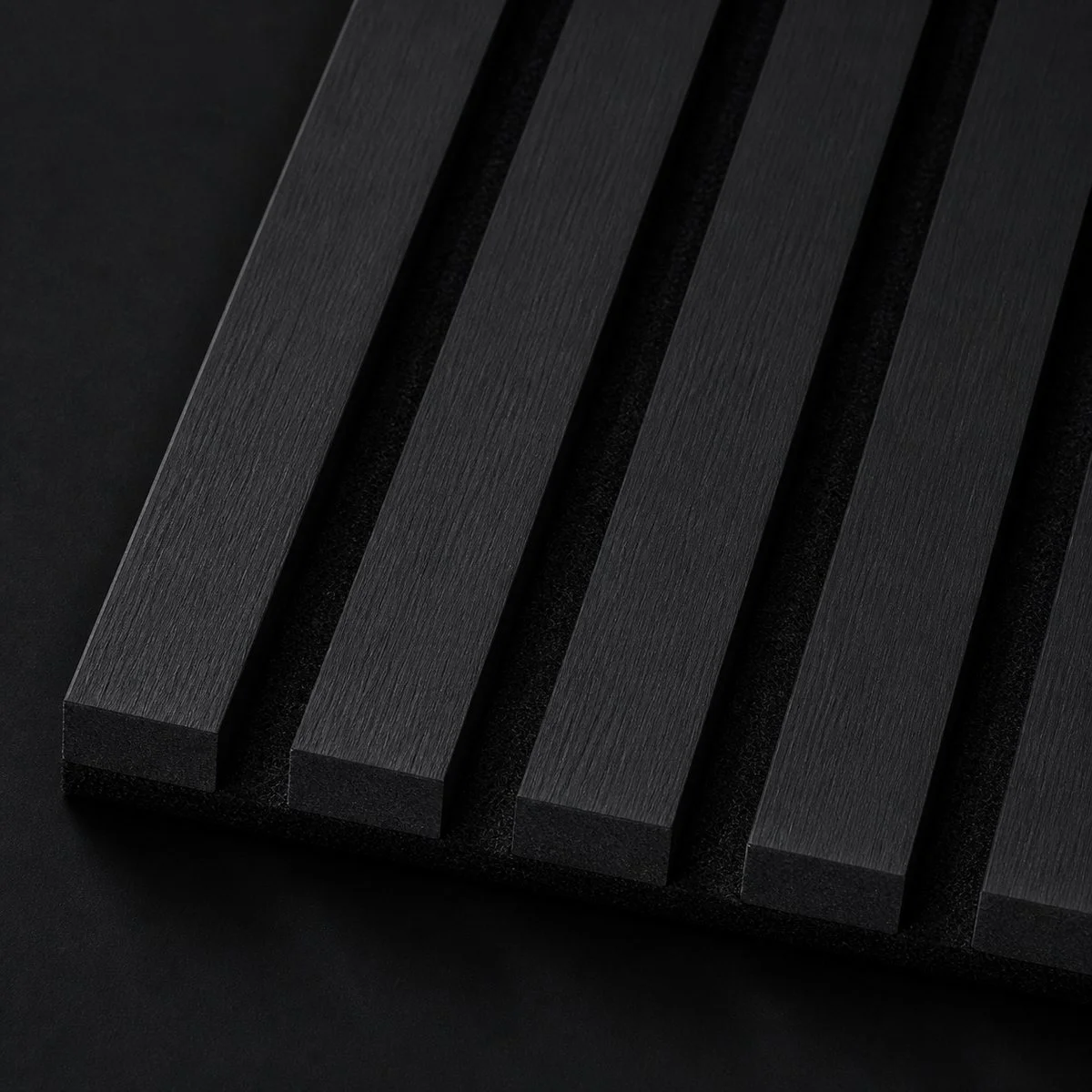 Black Acoustic Wall Panel — photo 4