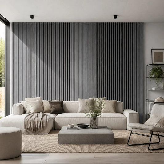 Light Grey Acoustic Wall Panel — photo 2