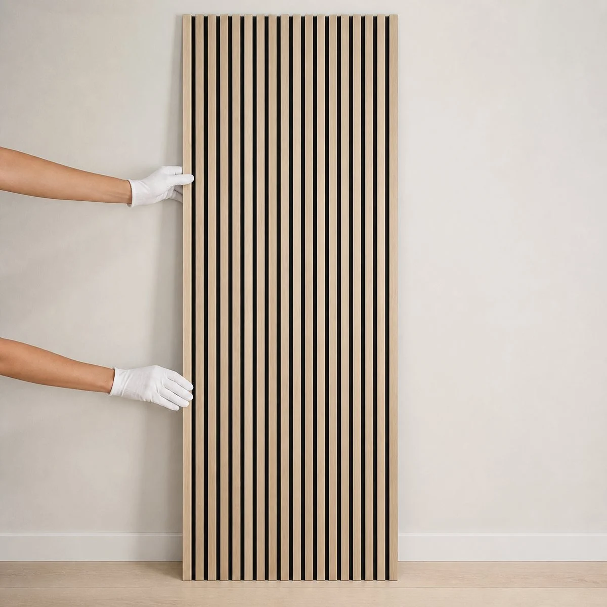 Natural Oak Acoustic Wall Panel — photo 3