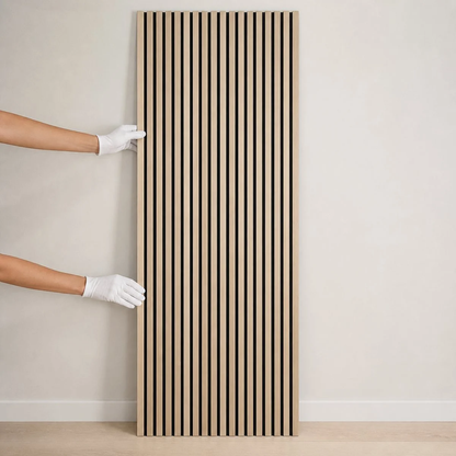 Natural Oak Acoustic Wall Panel — photo 3