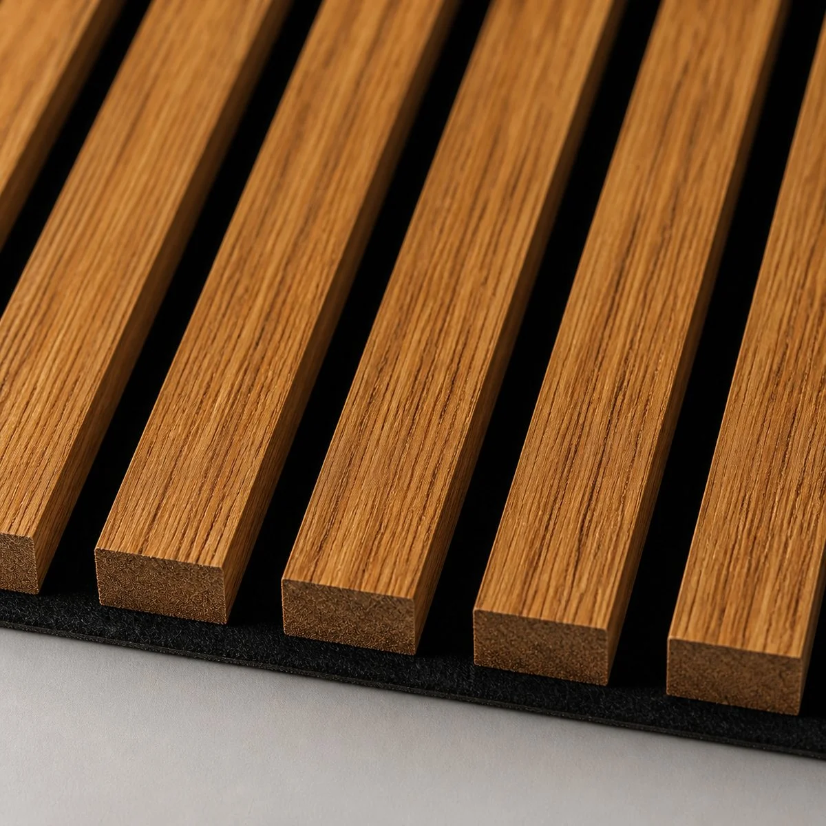 Teak Oak Acoustic Wall Panel — photo 4