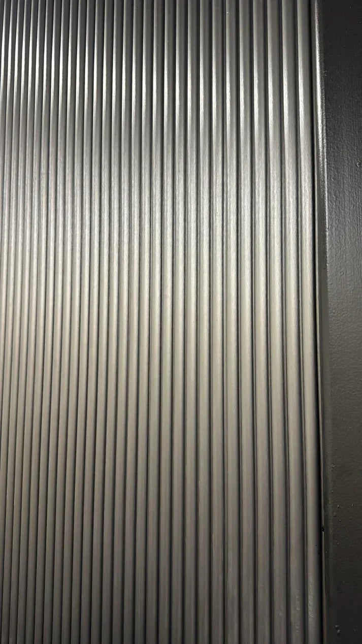 Silver Grey Fluted WPC Wall Panel – image 2