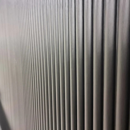 Matte Black Fluted WPC Wall Panel – image 3