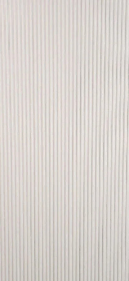 Pearl White Fluted WPC Wall Panel – image 2