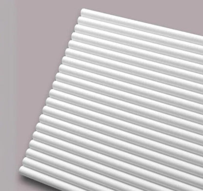 Pearl White Fluted WPC Wall Panel – image 4
